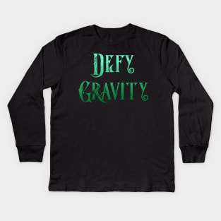 Defy Gravity Kids Long Sleeve T-Shirt